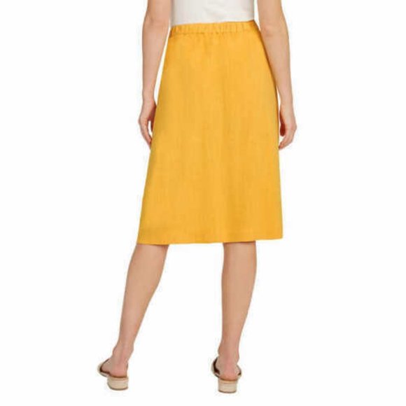 NEW!!! Matty M Women's Front Button Closure Side Pockets Lined Skirt - Picture 3 of 3
